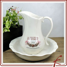 ceramic pitcher and bowl sets